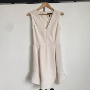 Jcrew flounce dress white
